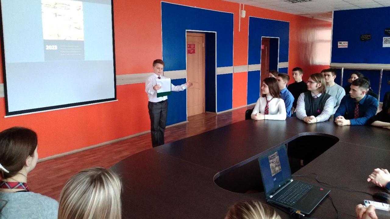 В школе №16 прошло мероприятие, посвященное 100-летию со дня рождения Н.Н. Чумаковой