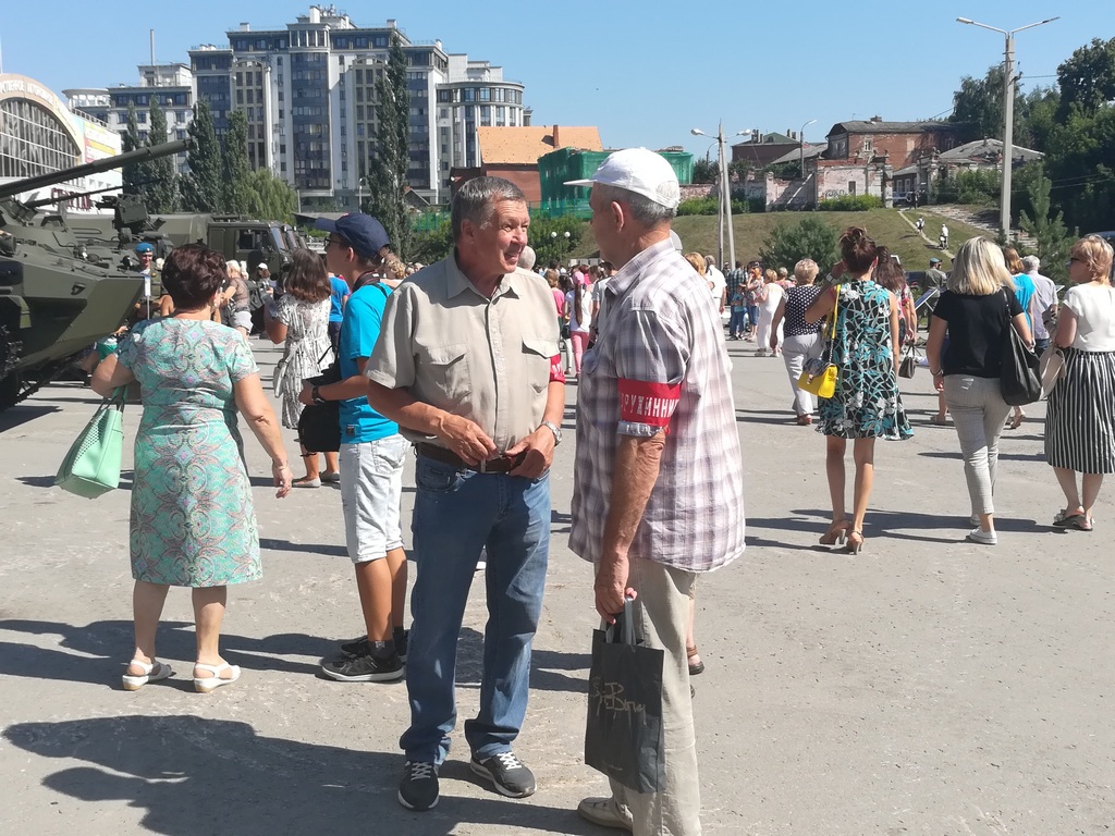 Народные дружинники оказывали содействие в охране правопорядка при проведении военно-спортивного праздника «Рязань – столица ВДВ»