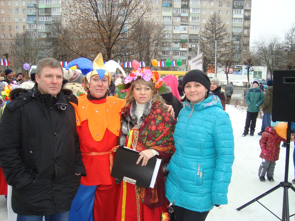 В микрорайоне Канищево прошли проводы зимы 09.03.2016