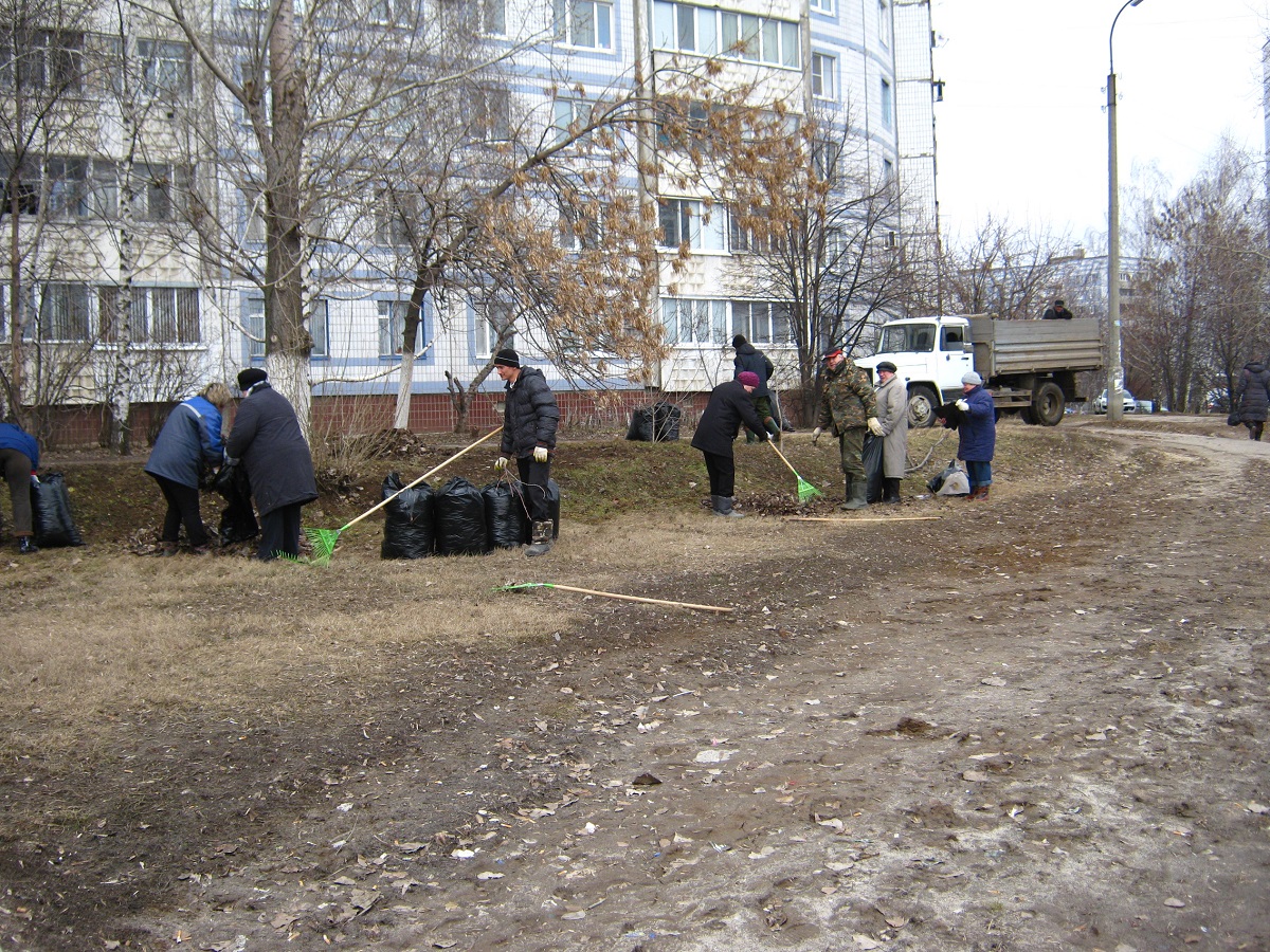 В Московском районе прошел субботник 01.04.2016