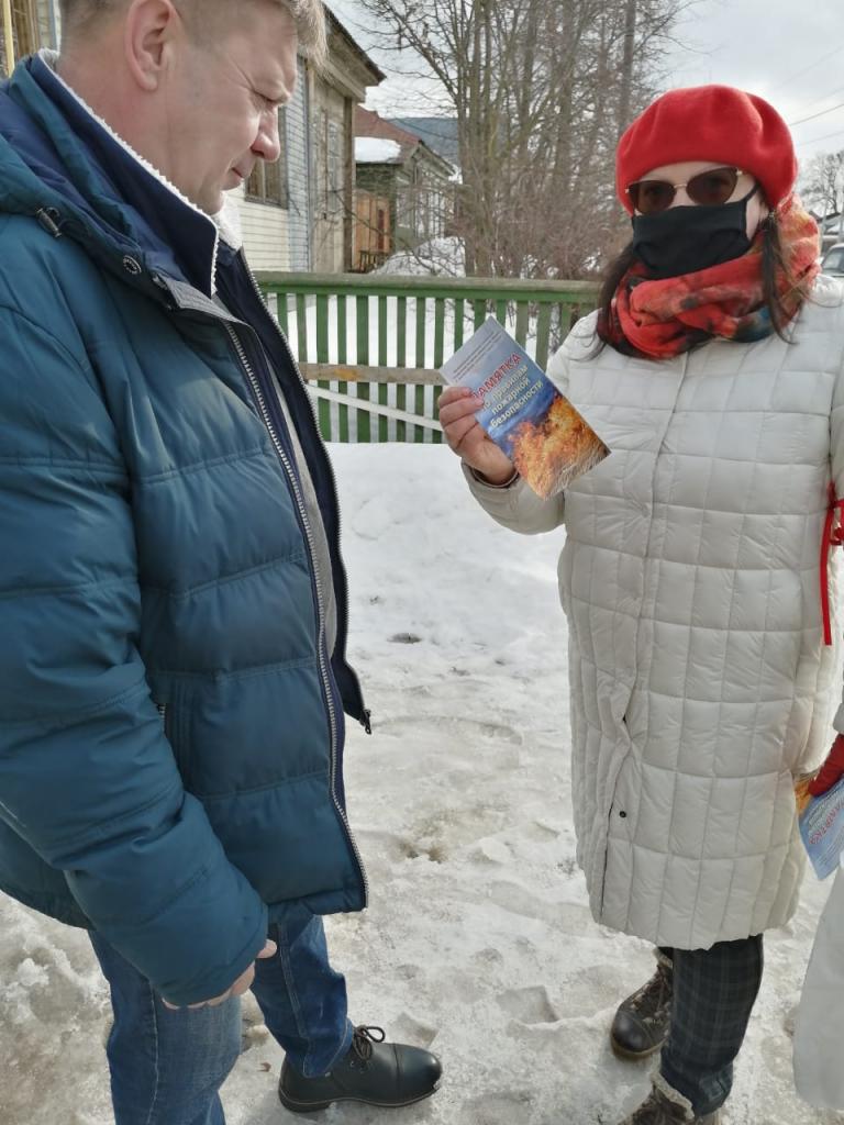 Жителям и гостям Солотчи напомнили правила пожарной безопасности 16.03.2021