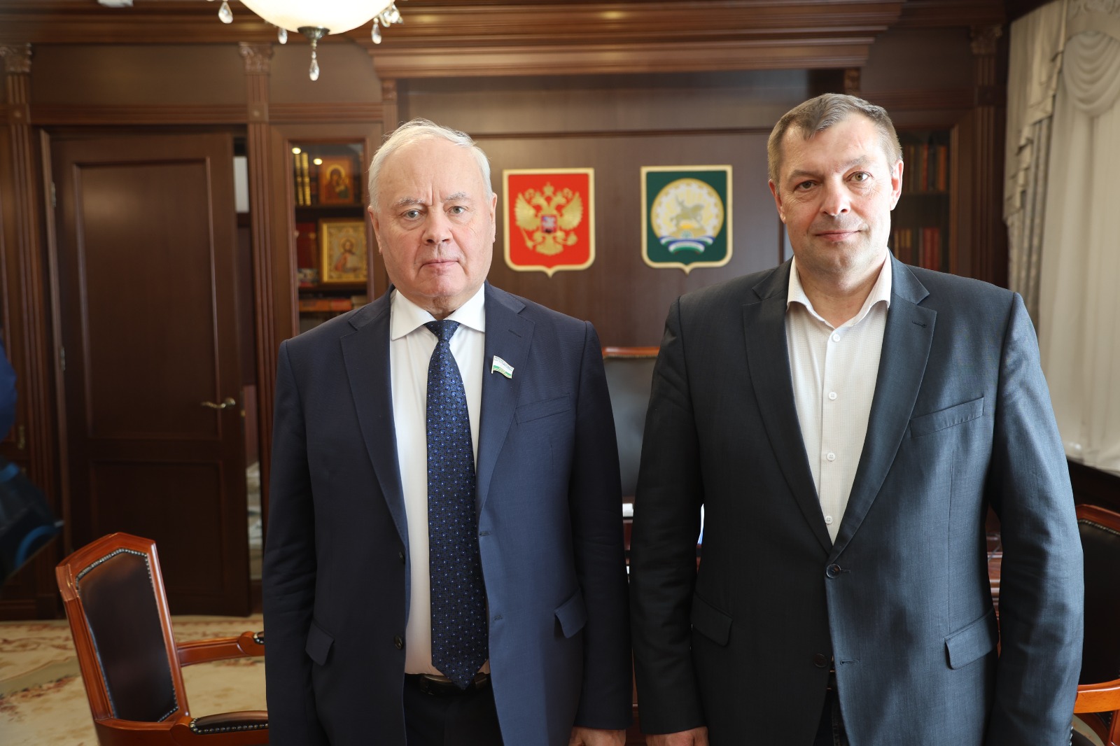 Глава администрации Рязани Виталий Артемов встретился с Председателем Государственного Собрания Башкортостана