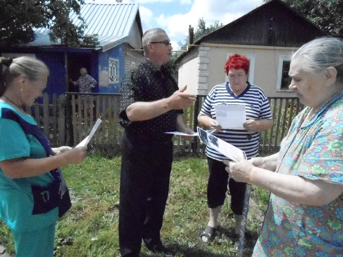 В Октябрьском районе проходят мероприятия по уточнению сведений в похозяйственных книгах