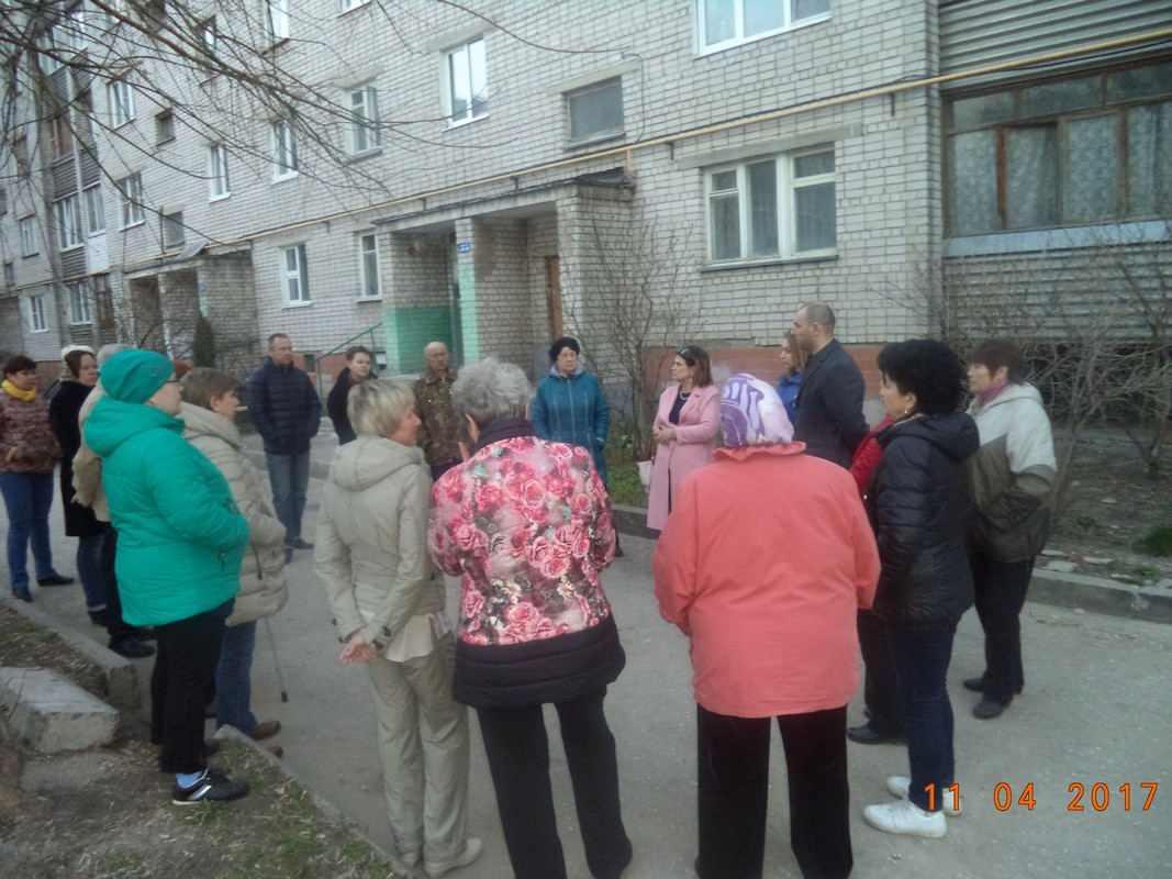 В рамках проекта "Городская среда" проходят встречи с жителями 12.04.2017