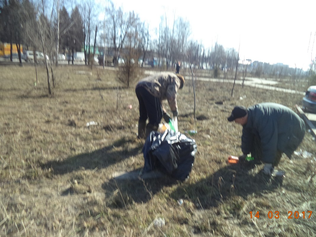 Стартовал месячник по уборке территории 14.03.2017