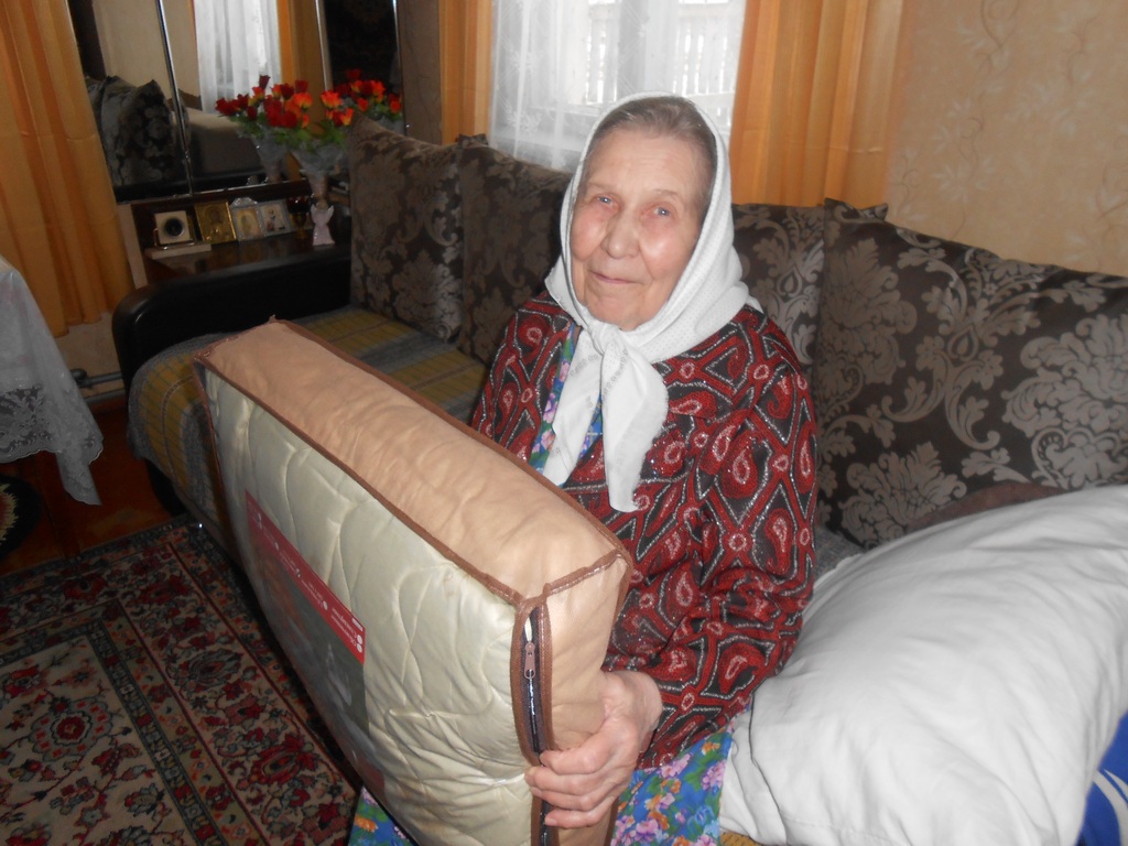 Жительницу Солотчи Пантюхину Марию Михайловну поздравили с 90-летием