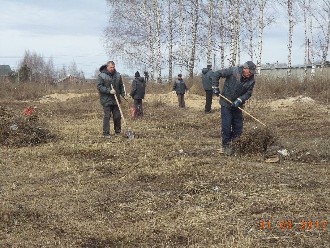 Продолжается весенний месячник  31.03.2017