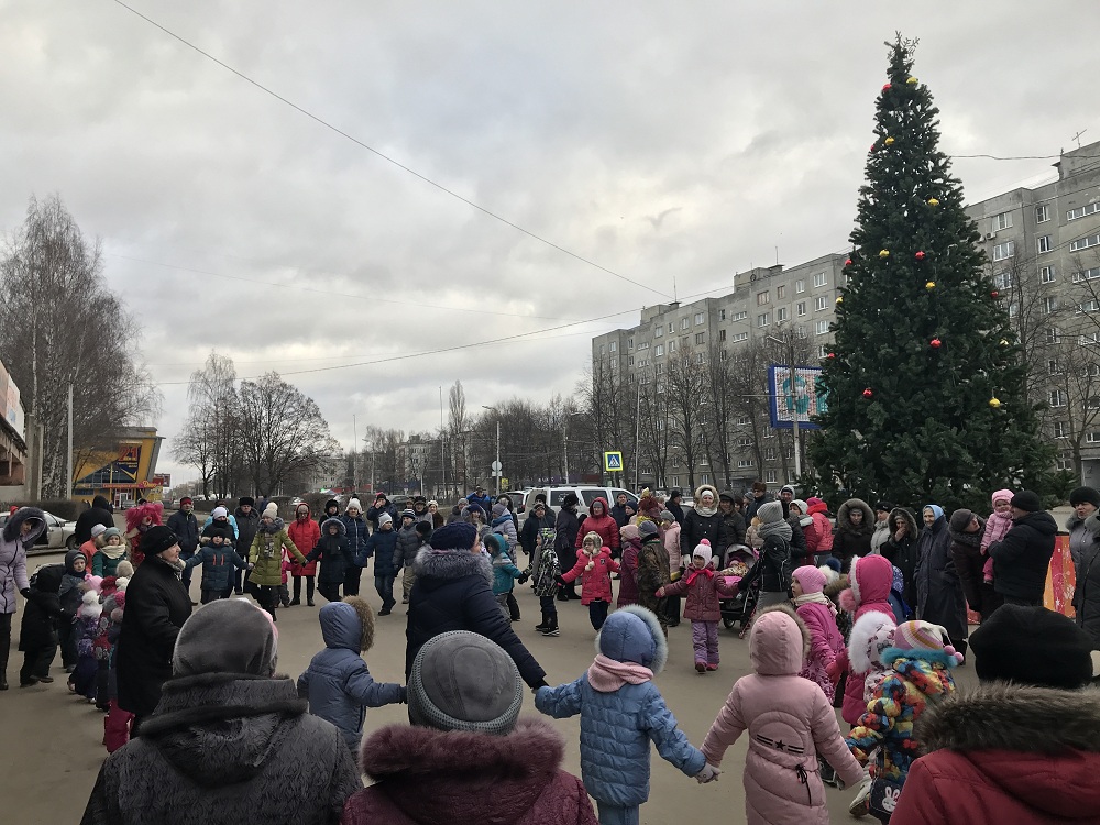 В Октябрьском районе состоялись праздники, посвященные Новому году и Рождеству Христову