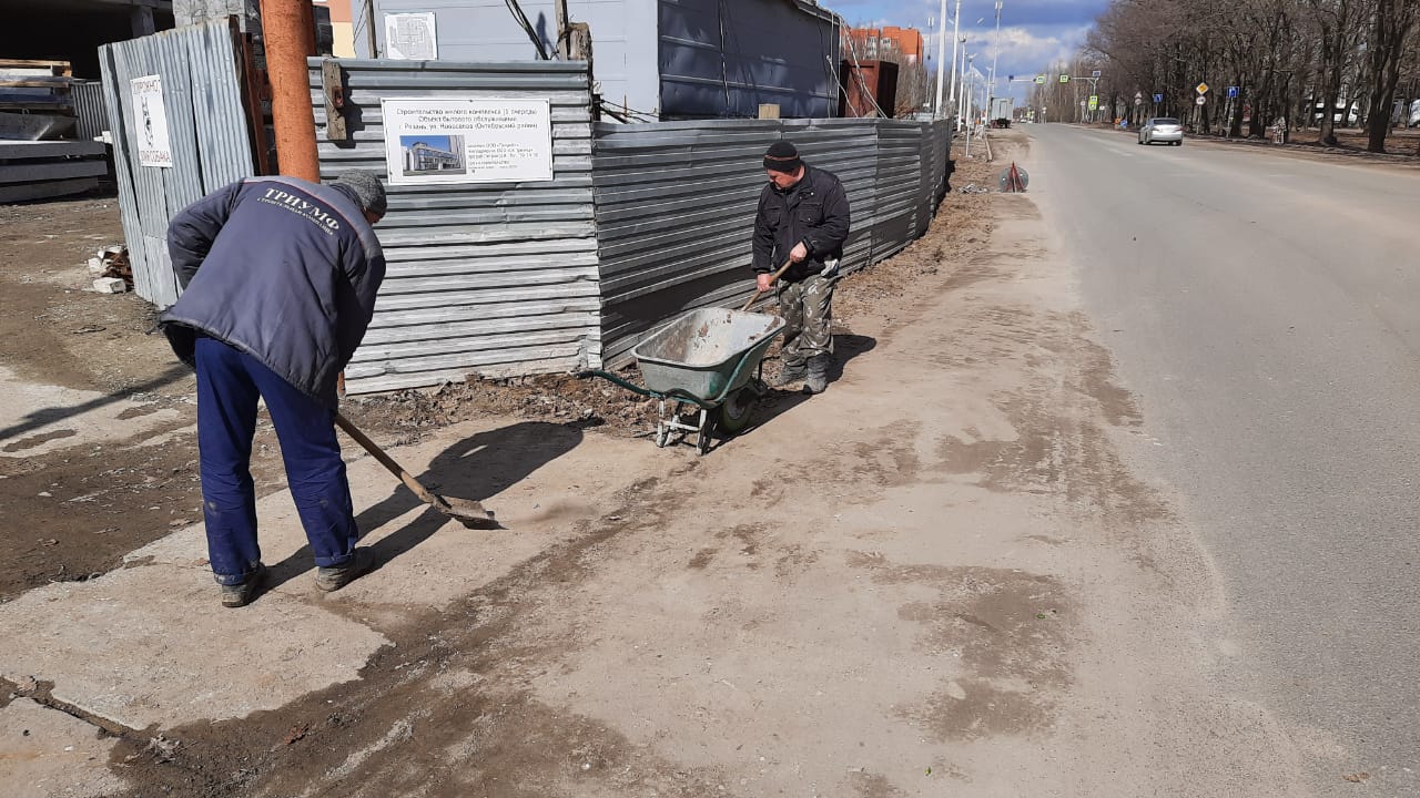 Субботники Октябрьского района