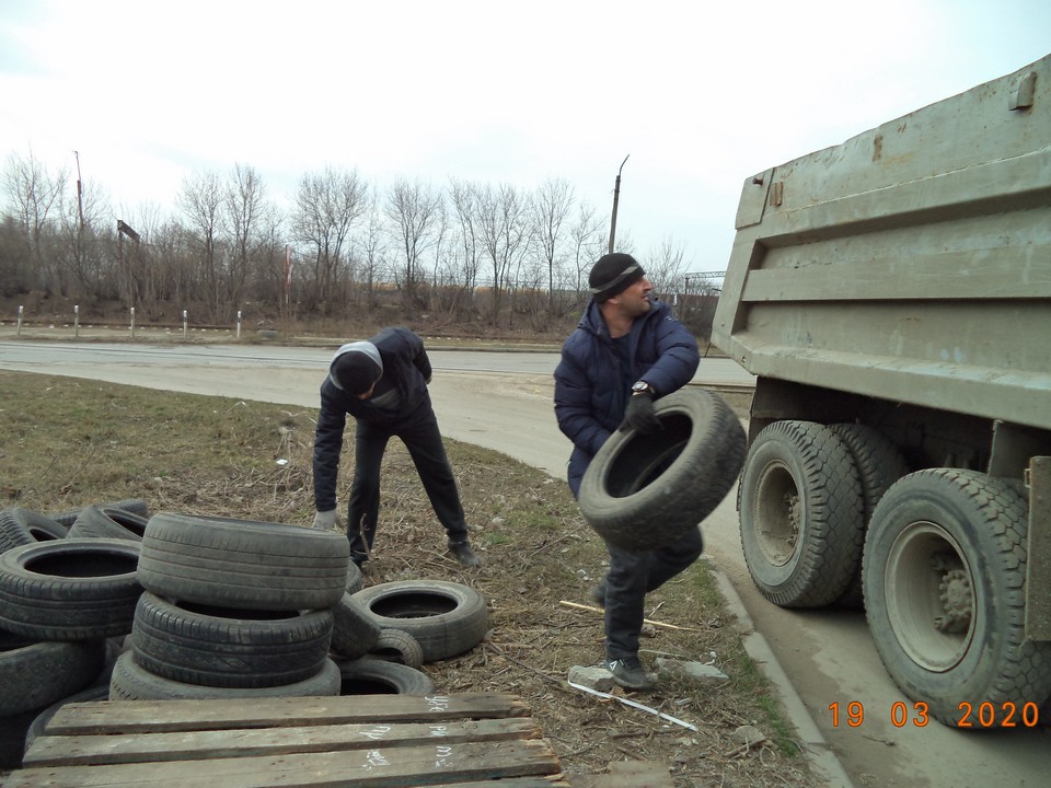 Ликвидация несанкционированной свалки 20.03.2020