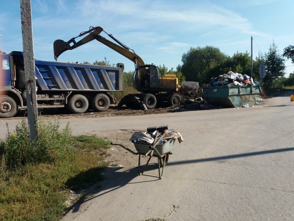 Ликвидированы свалки в 5-м и 9-м районах поселка Борки