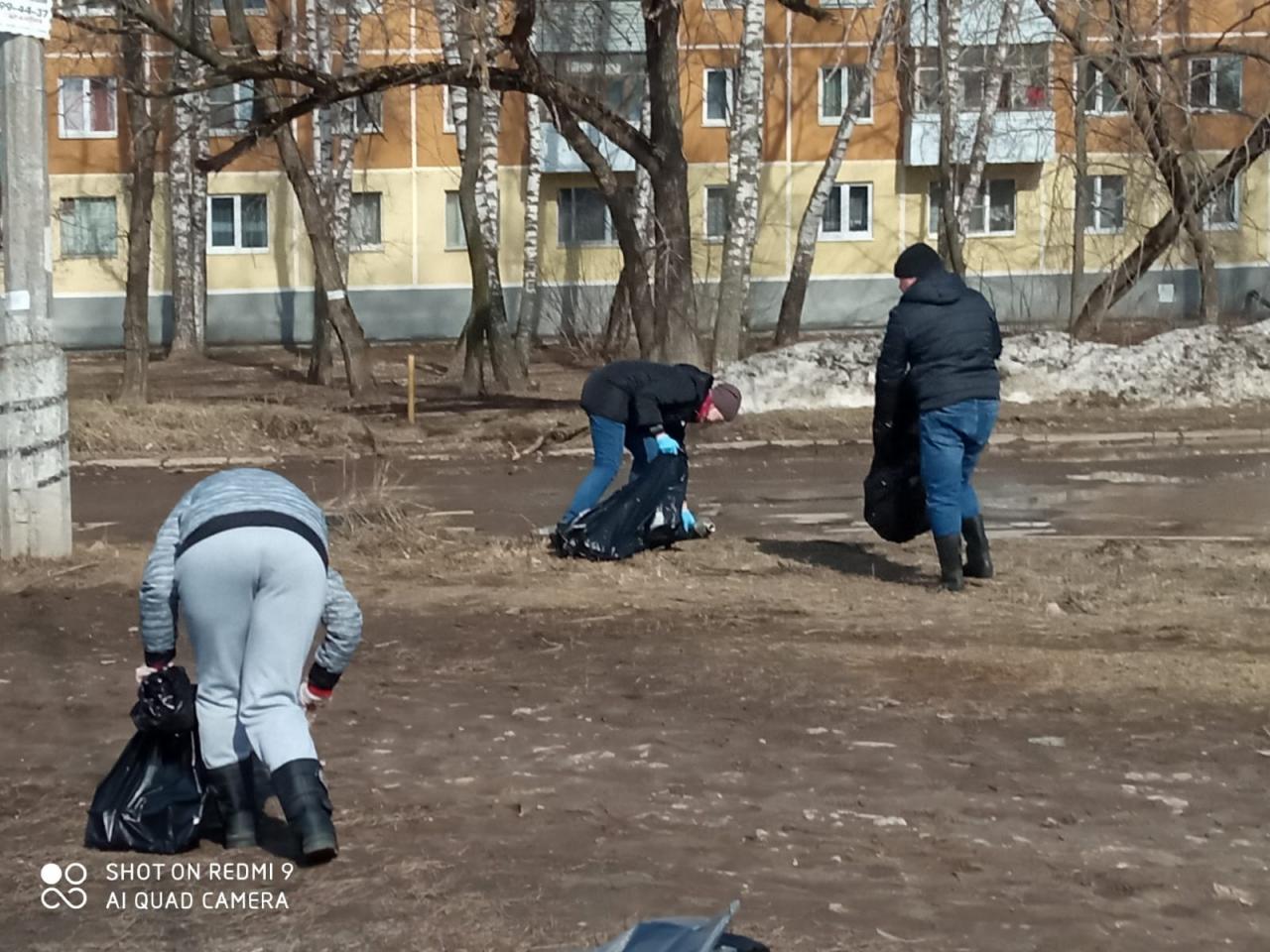 В Московском районе стартовал весенний месячник по благоустройству и санитарной очистке территории города Рязани 04.04.2022