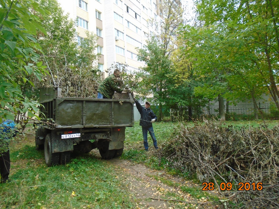 В Московском районе продолжается месячник по благоустройству 28.09.2016