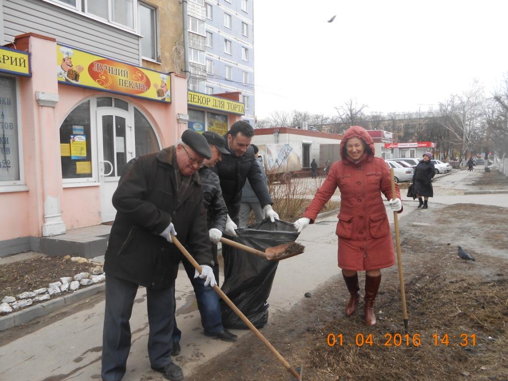 В Советском районе проведены субботники