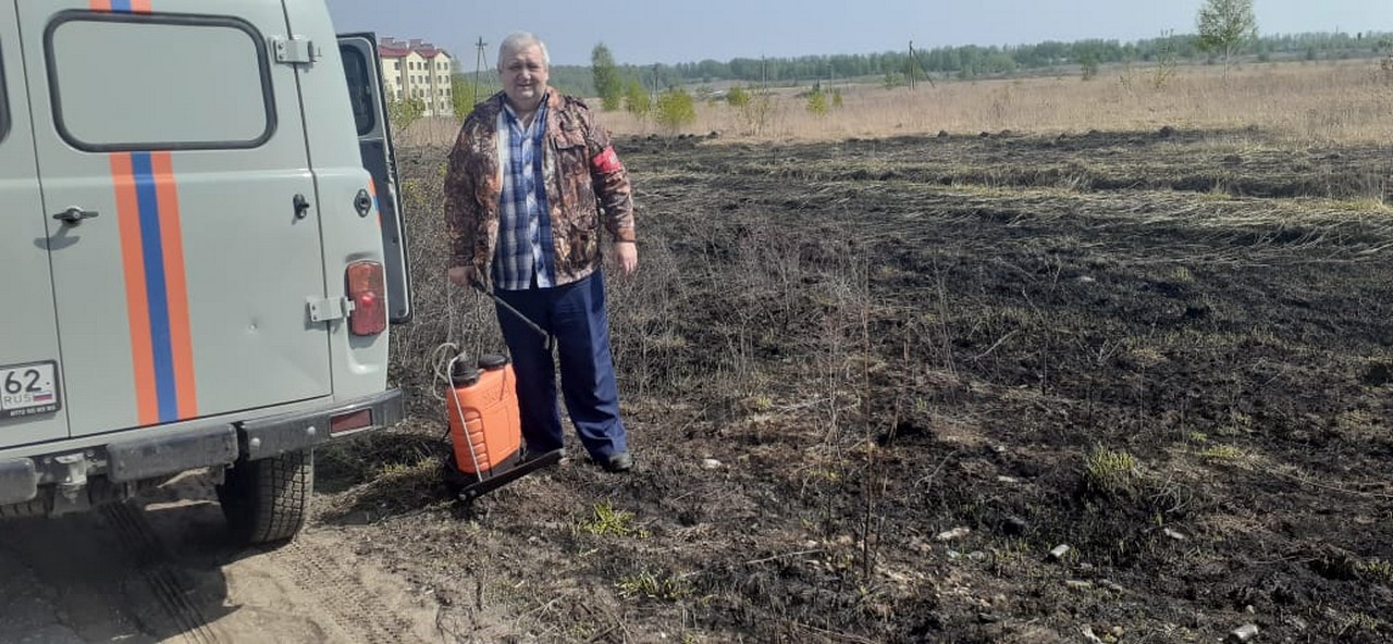 Народные дружинники и управление ГОЧС провели противопожарный рейд 28.04.2023