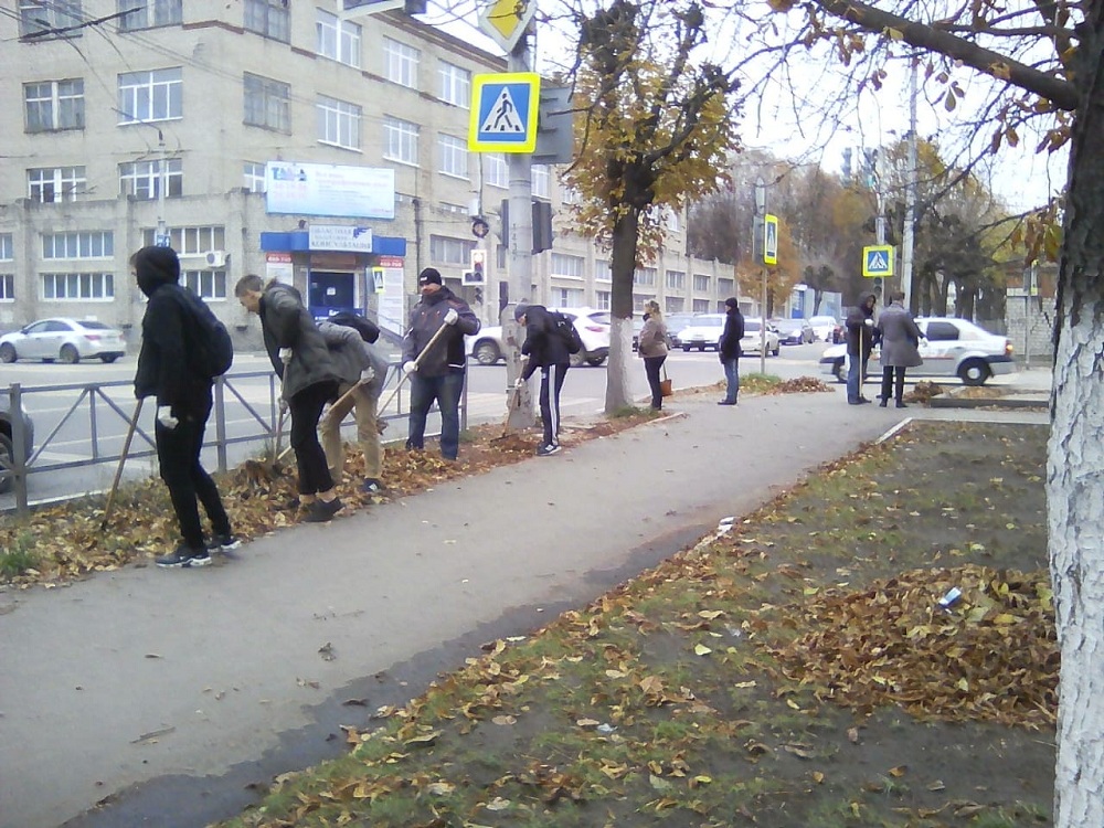 О благоустройстве территории Октябрьского района