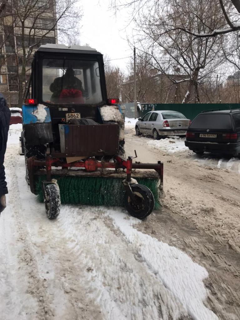 Сотрудниками МКУ "УДТ города Рязани" продолжается контроль за уборкой Советского района 09.02.2021