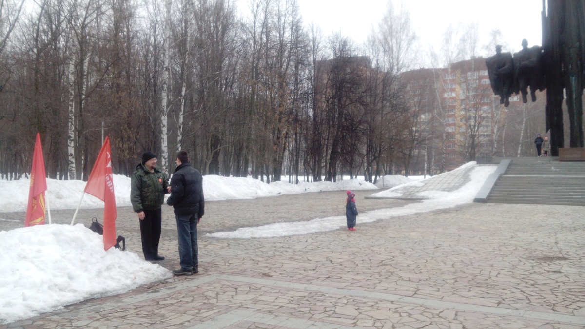 В Московском районе прошел пикет 14.03.2016