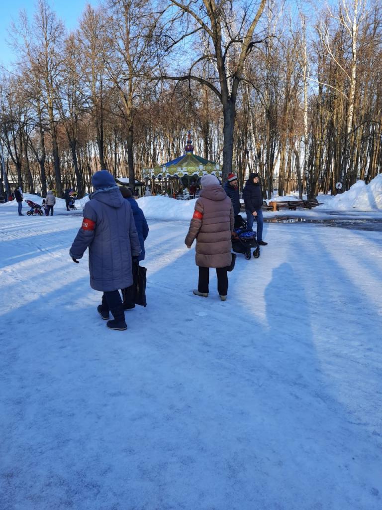 Народные дружинники продолжают осуществлять охрану правопорядка на территории Советского района 22.03.2021