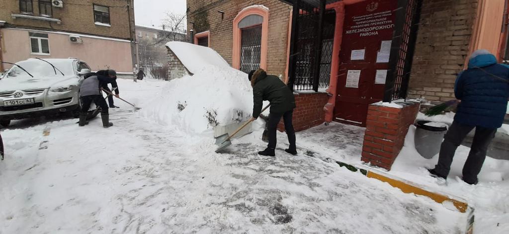 Об уборке Железнодорожного района